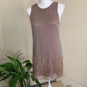 Parker beaded Alegra silk dress